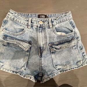 Cargo Women's Blue Denim Shorts size 1